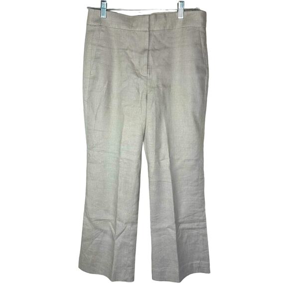 J. Crew The Hayden Pant - KHAKI TWEED LINEN - Picture 1 of 3